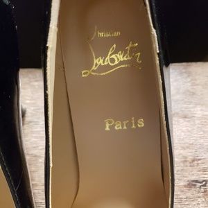 Christian Louboutin Black Platform Pumps